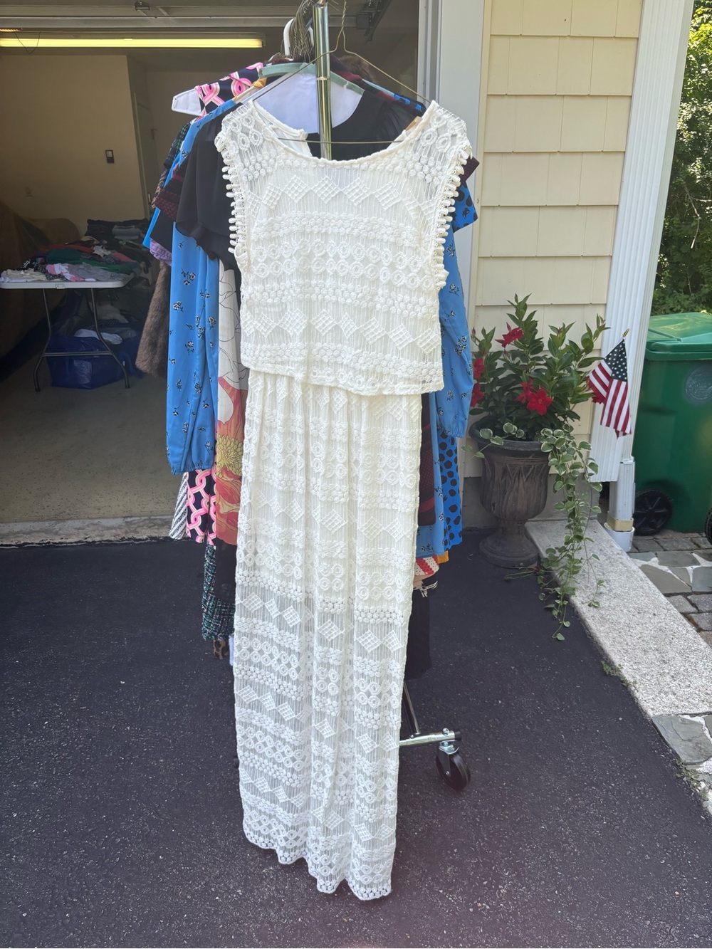 everleigh white Lace Maxi Dress